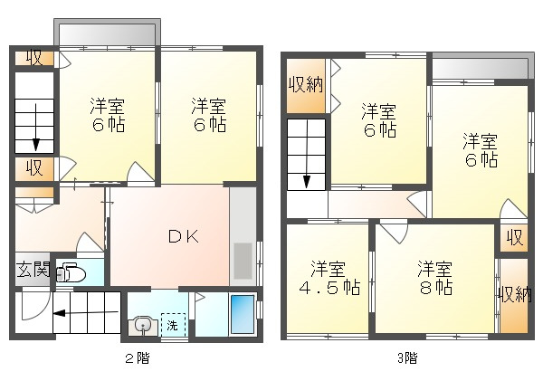 プレステージしずかの間取り