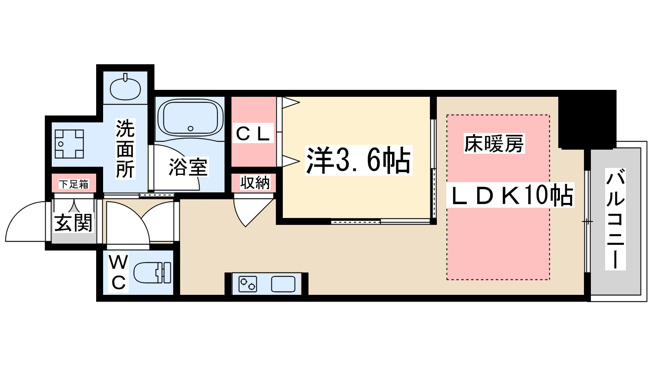 【間取り】 | アーバネックス堂島