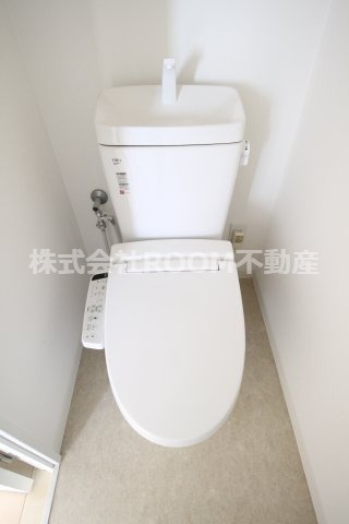 La ville nord hillsのトイレ|落ち着いた色調のトイレです