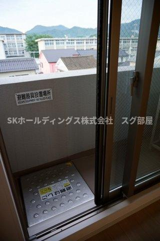 レジーナ倉梯のバルコニー