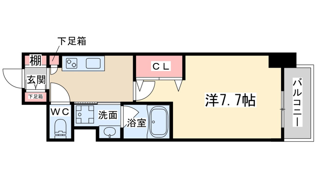 【間取り】 | アーバネックス堂島