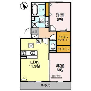 【間取り】 | グランツ | お部屋の間取りです