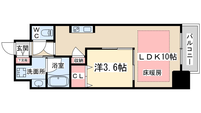 【間取り】 | アーバネックス堂島