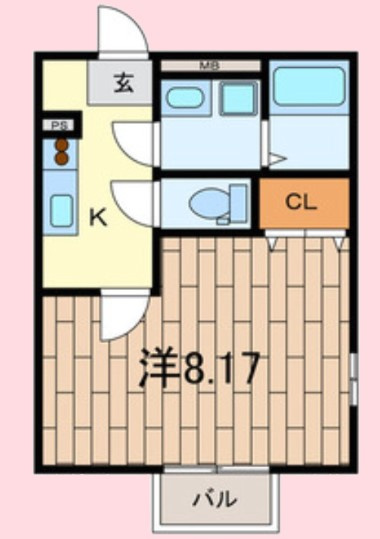 アムール　プリエの間取り