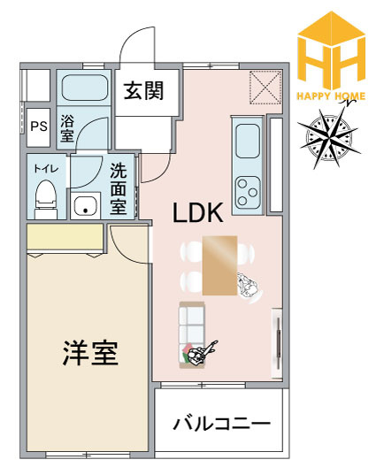 南千里第2コーポラスA棟の間取り|※図面と現況に相違がある場合は、現況を優先します。