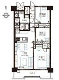 【間取り】 | シティコープ大森東 | 間取り図です