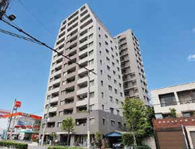 ライオンズプラザ西大島駅前の外観