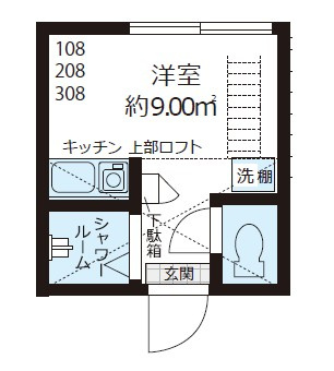 QUQURI IKEBUKUROの間取り