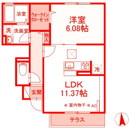 蒼の杜　風の間取り