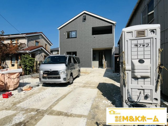 常滑市阿野町3丁目　全1棟の外観|R8.9.27撮影　上棟しました♪　24時間換気システム搭載♪