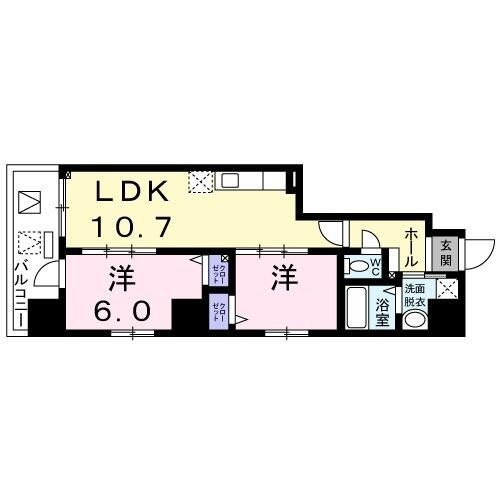 メゾン　ＴＭＤの間取り|間取りです。