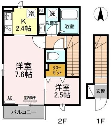 【間取り】 | サンクタス　ＯＭＯＲＩ