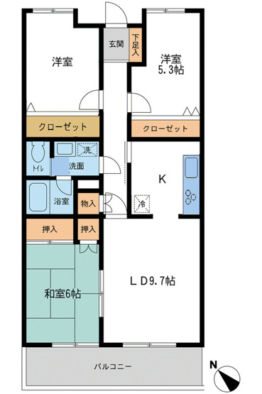【間取り】 | コリンヌ津田沼