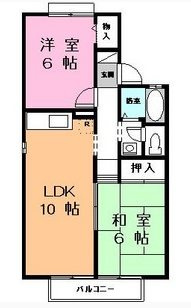 セジュール久我の間取り