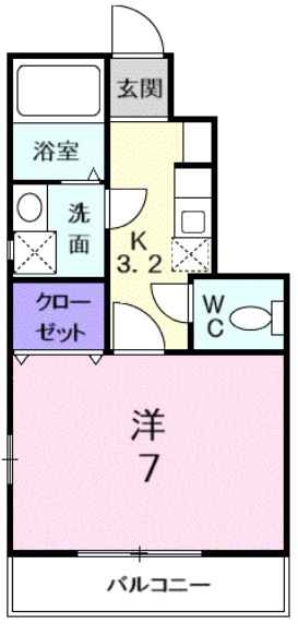 ルピナス2の間取り