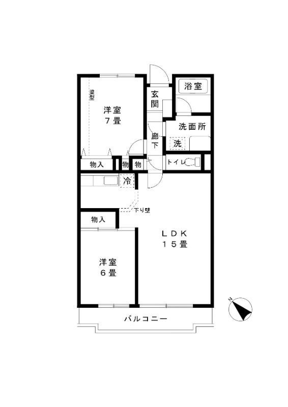 エミネンスあざみ野第ニの間取り