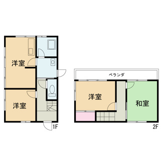 【間取り】 | 牛久市小坂町1890-114