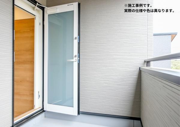横田Ⅱ　SW新築のバルコニー|※写真はイメージです。実際の仕様や色は異なります。