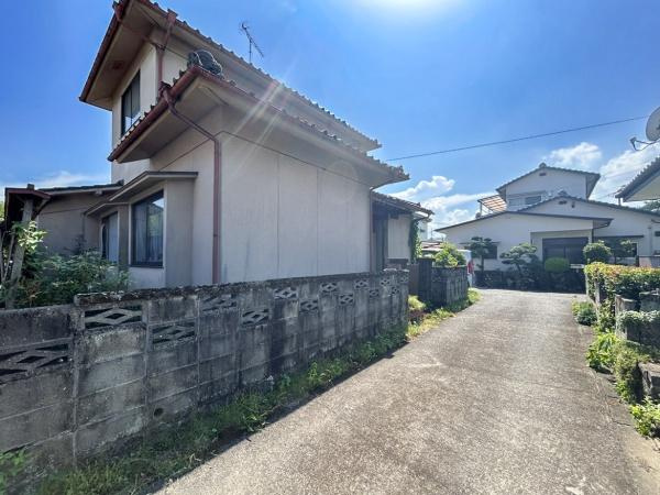 挾間向原　土地の前面道路含む現地写真|前面道路含む現地（2026年7月撮影）