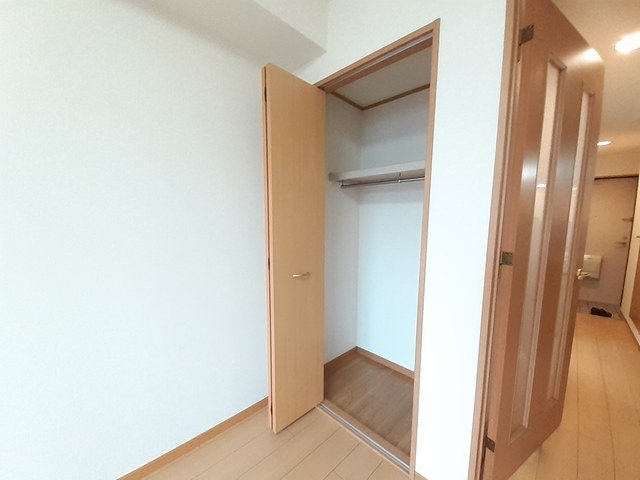クローバーハイツの収納|専用の収納スペースです