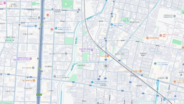 京都市伏見区深草加賀屋敷町　第1期　新築一戸建ての地図