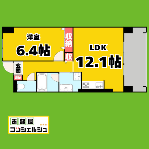ヴェネチア プリモの間取り
