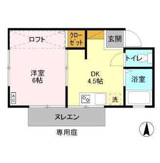 キャッスル下矢切の間取り
