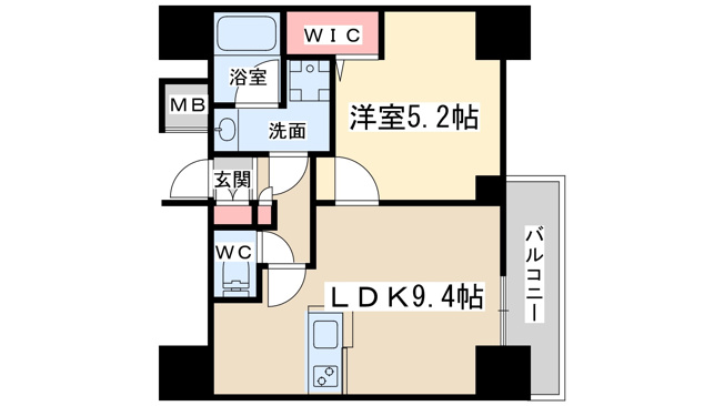 【間取り】 | アーバネックス南森町イースト