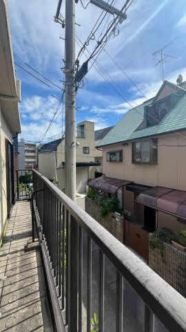 段上町5丁目のバルコニー