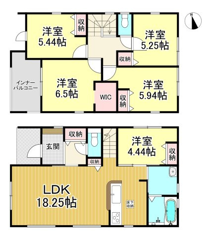 知多市にしの台1丁目　全5棟　2号棟