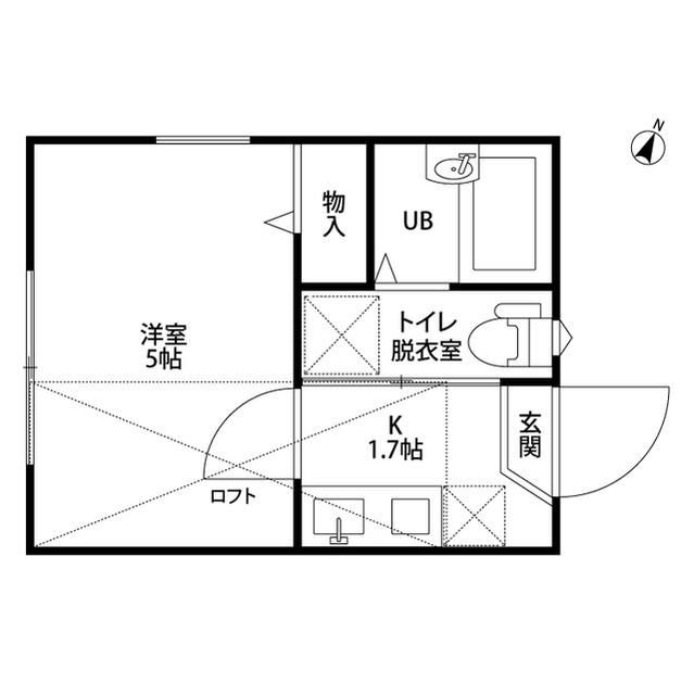 ディアコート篠原の間取り