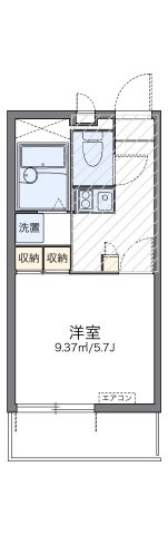 レオパレスＧＲＡＣＥ　本大久保の間取り