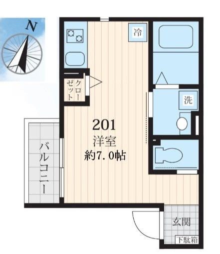 SOUVENIRの間取り