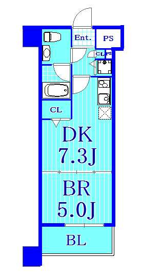 ガーラプレシャス横濱関内の間取り