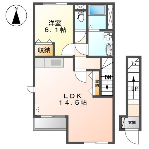 ヴィーブル東二見の間取り