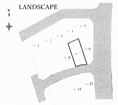茅ケ崎市柳島海岸　新築戸建全19区画の区画図