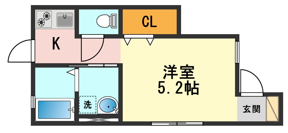 CASA BLUの間取り