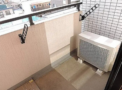 プレール大森ＥＡＳＴのバルコニー