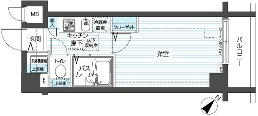フェニックス新横濱エオール の間取り