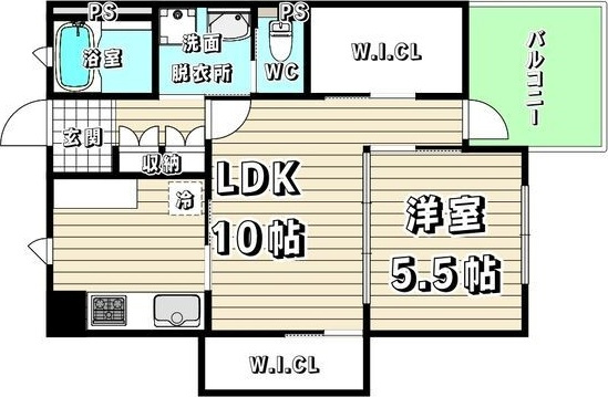 アルテクールの間取り