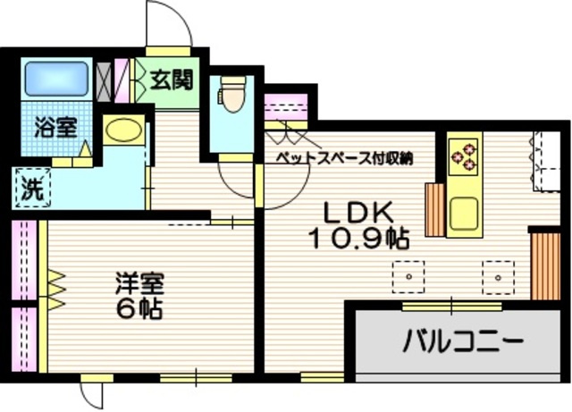 ＣＲＯＳＳＴＯＮＥの間取り|間取り図