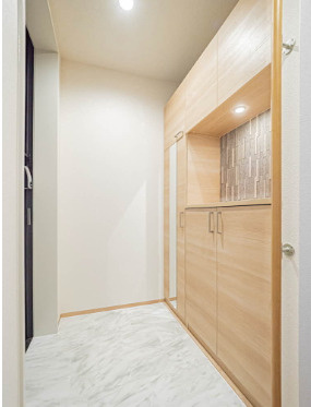 シャーメゾンガーデンズ芦屋浜町の玄関