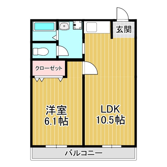 【間取り】 | シャトルブランⅡ