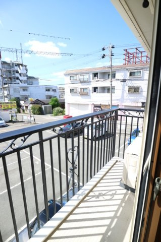 ローズコート明石のバルコニー
