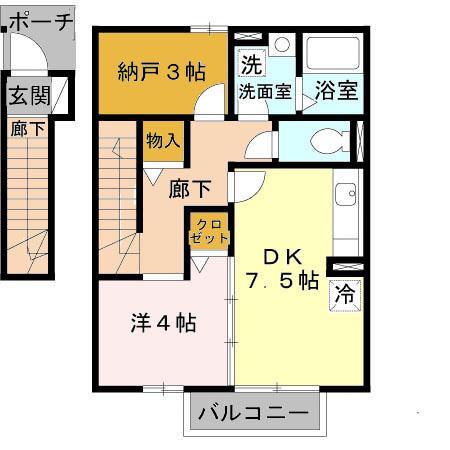 ローズコート明石の間取り