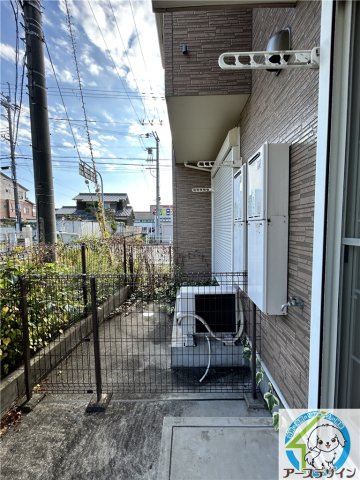 グランポン魚住のバルコニー