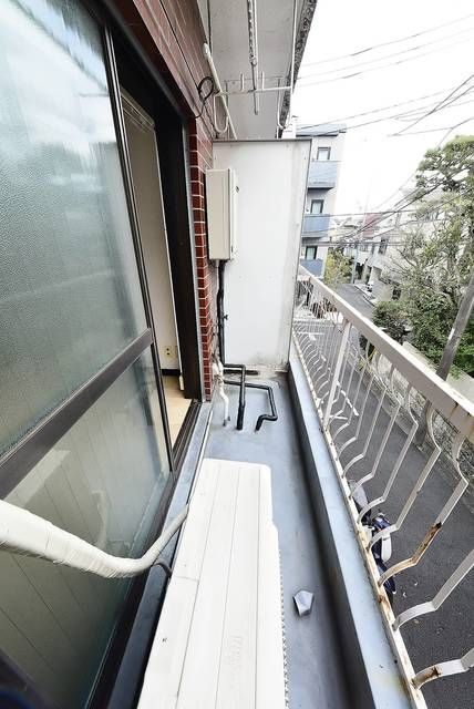 フラット馬込のバルコニー