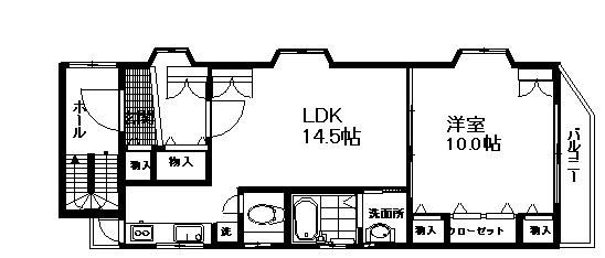 コーポ田島の間取り