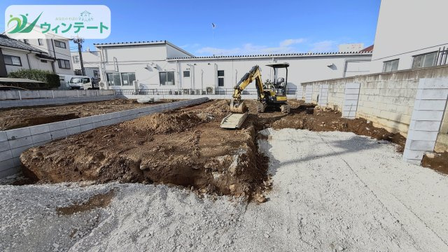 古河市東本町　新築戸建　2号棟の外観|現在建築中です！お近くの同仕様内観の物件も見れますのでお気軽にお問い合わせください！