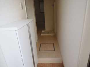 明るい玄関です